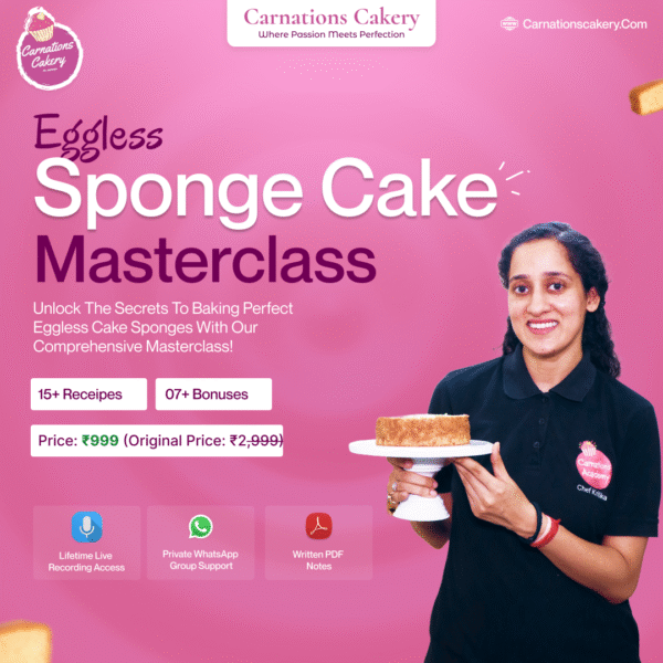Eggless Sponge Cakes Masterclass